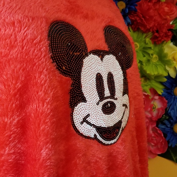 NWOT Disney x Jerry Leigh sequin Mickey sweater Large - Picture 8 of 9